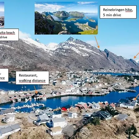 Panorama X 5 Min From Reine, Hamnoy And Bodo Ferry Prázdninový dům